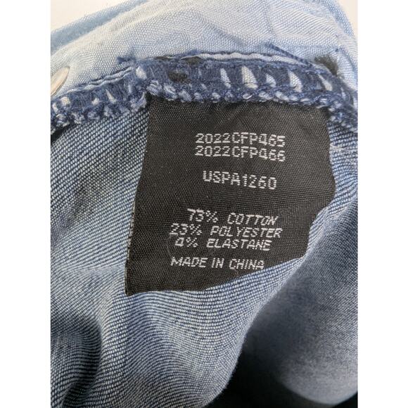 Universal Standard High Rise Raw Hem Wide Leg Jean (Altered) - Picture 7 of 7